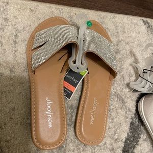 Brand new sparkly sandals